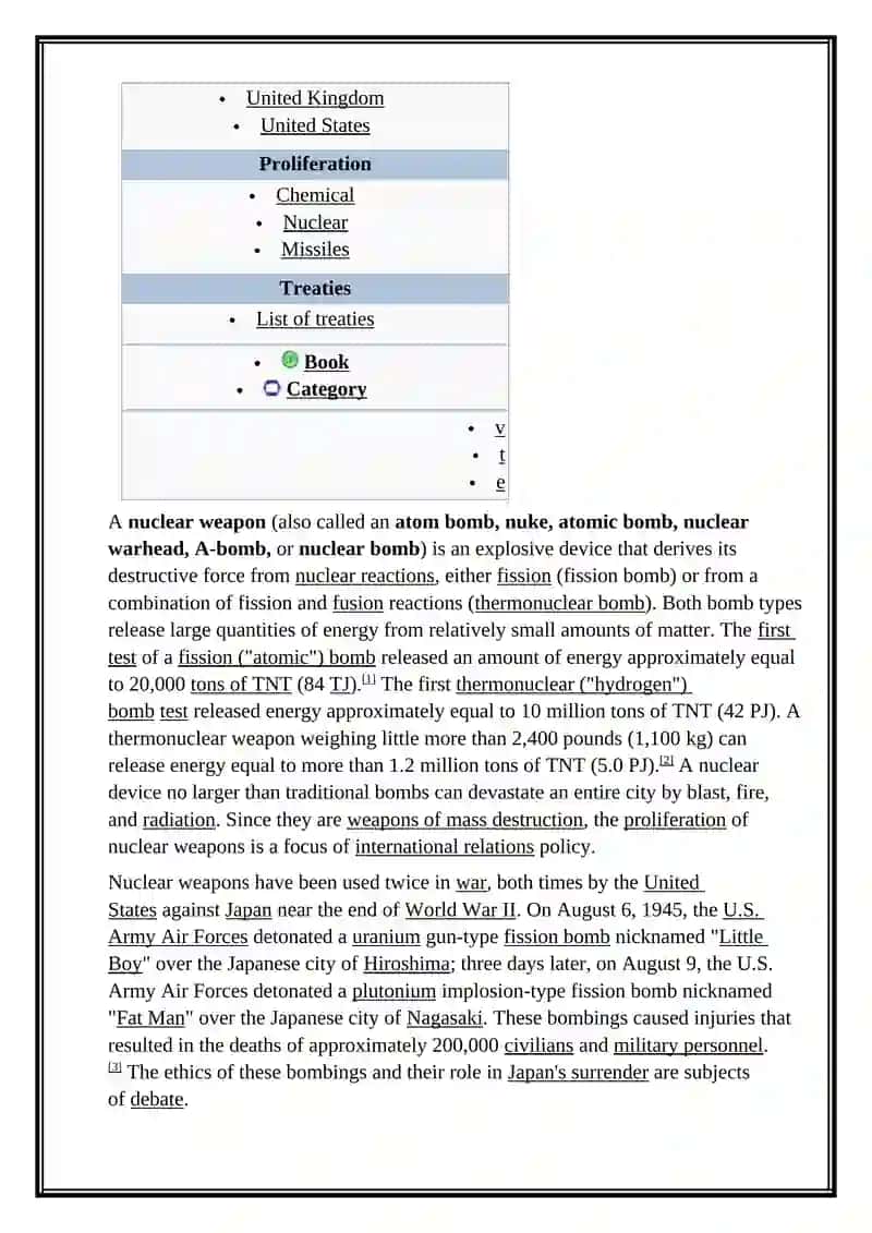 Nuclear weapons 4