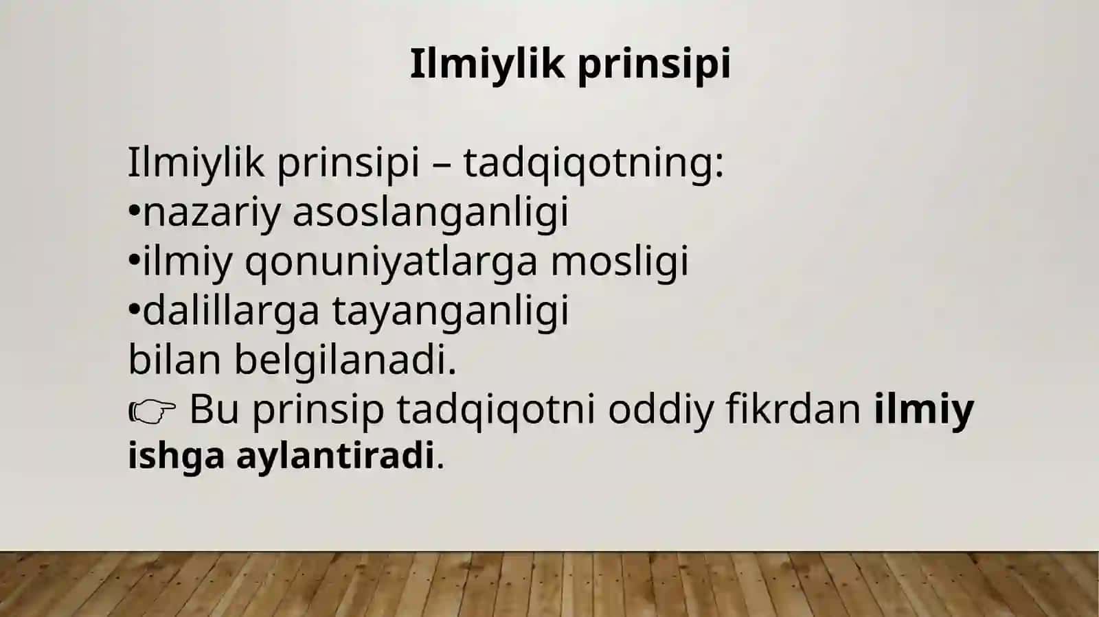 METODIK TADQIQOTLARDA ILMIYLIK VA YANGILIK PRINSIPLARI 4