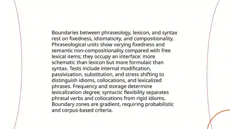 Phraseology as a subsystem of the language 4