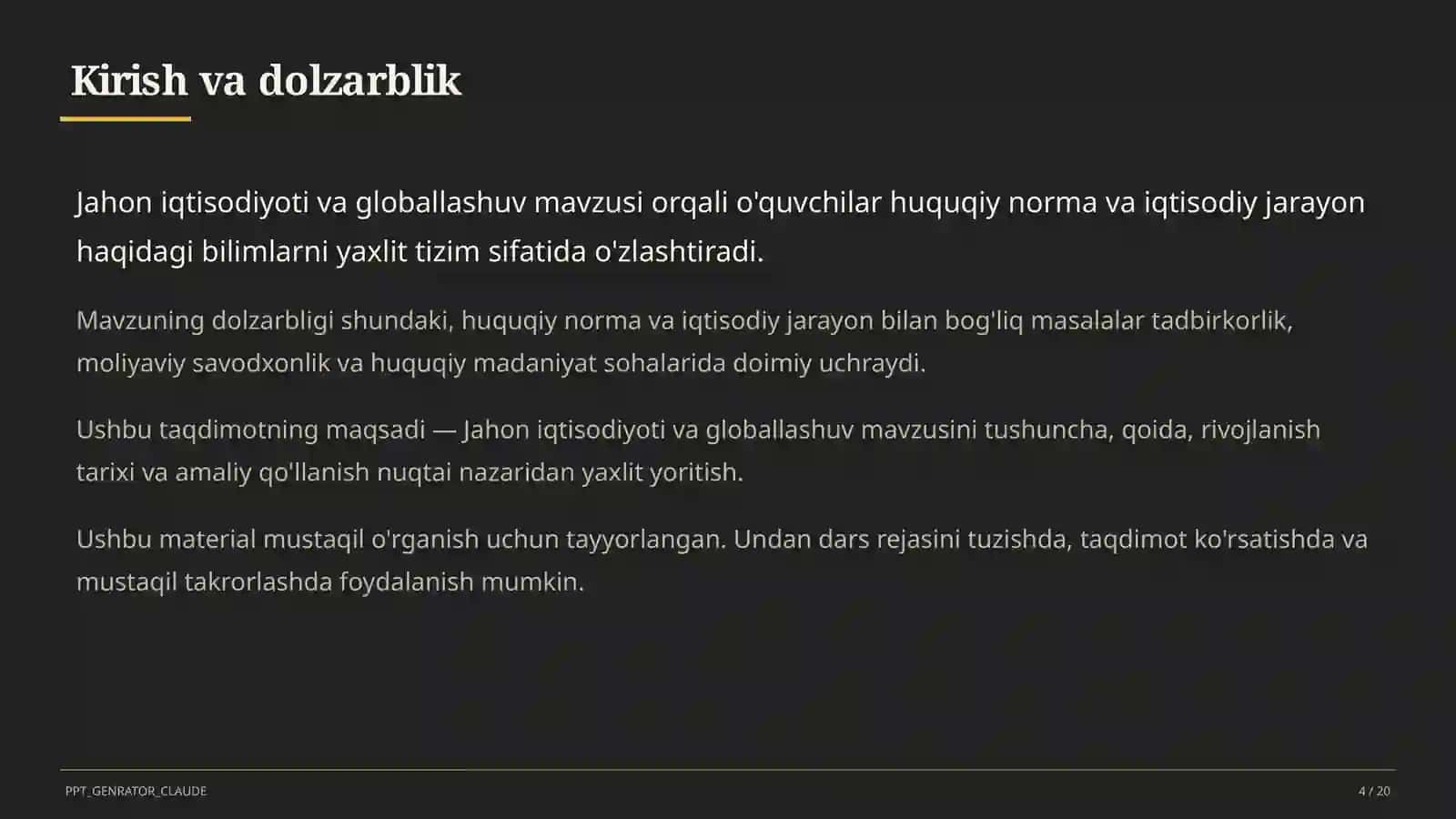 Huquq va iqtisodiyot asoslari (9– 11) 4