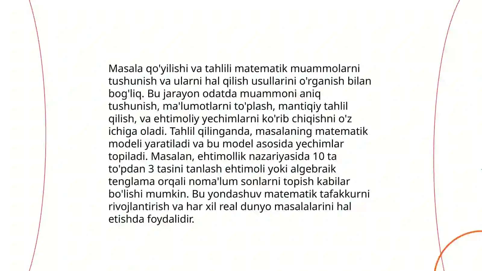 Algoritmning asosiy tushunchalari 4