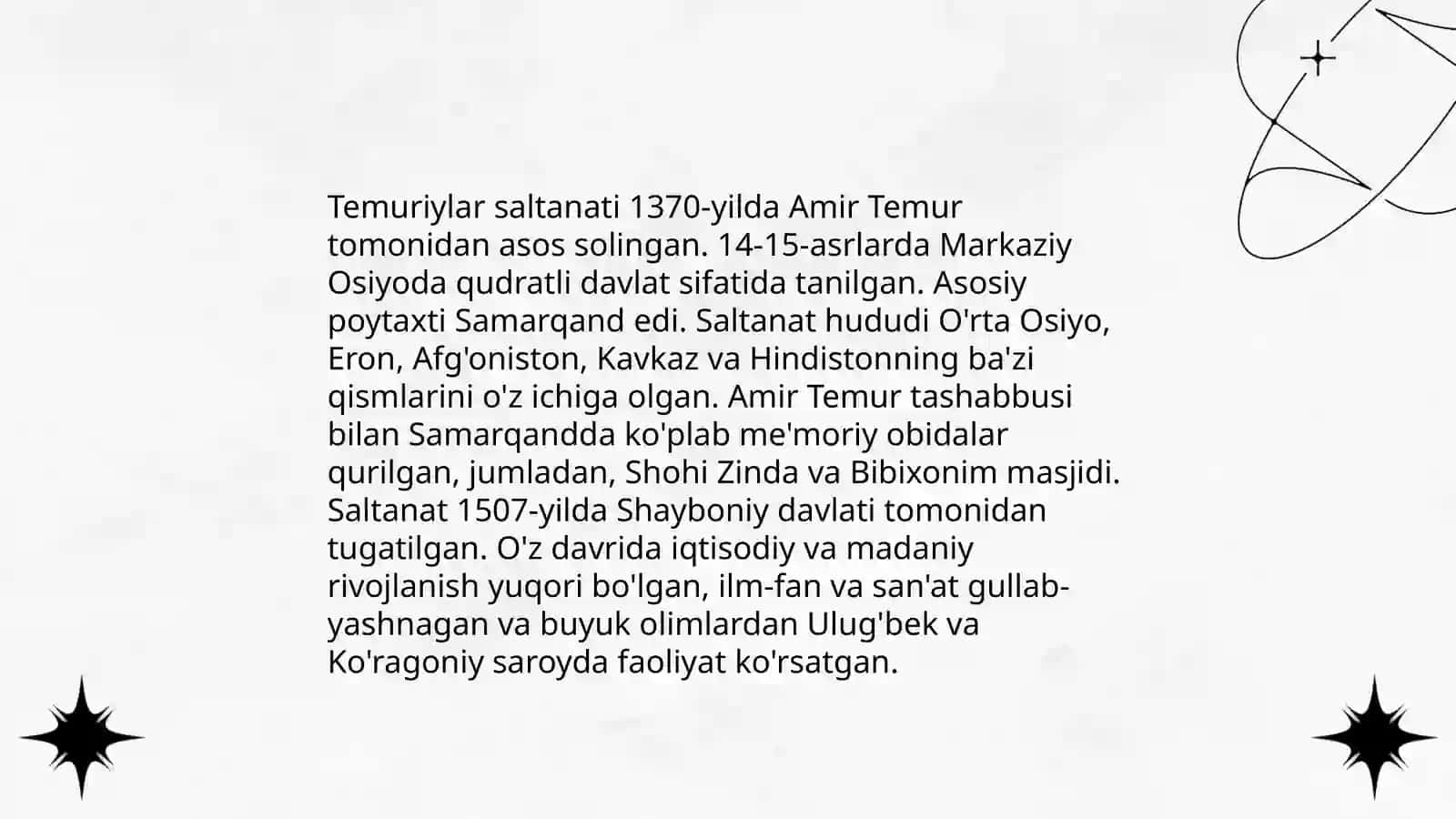 AMIR TEMUR HAYOTI 4