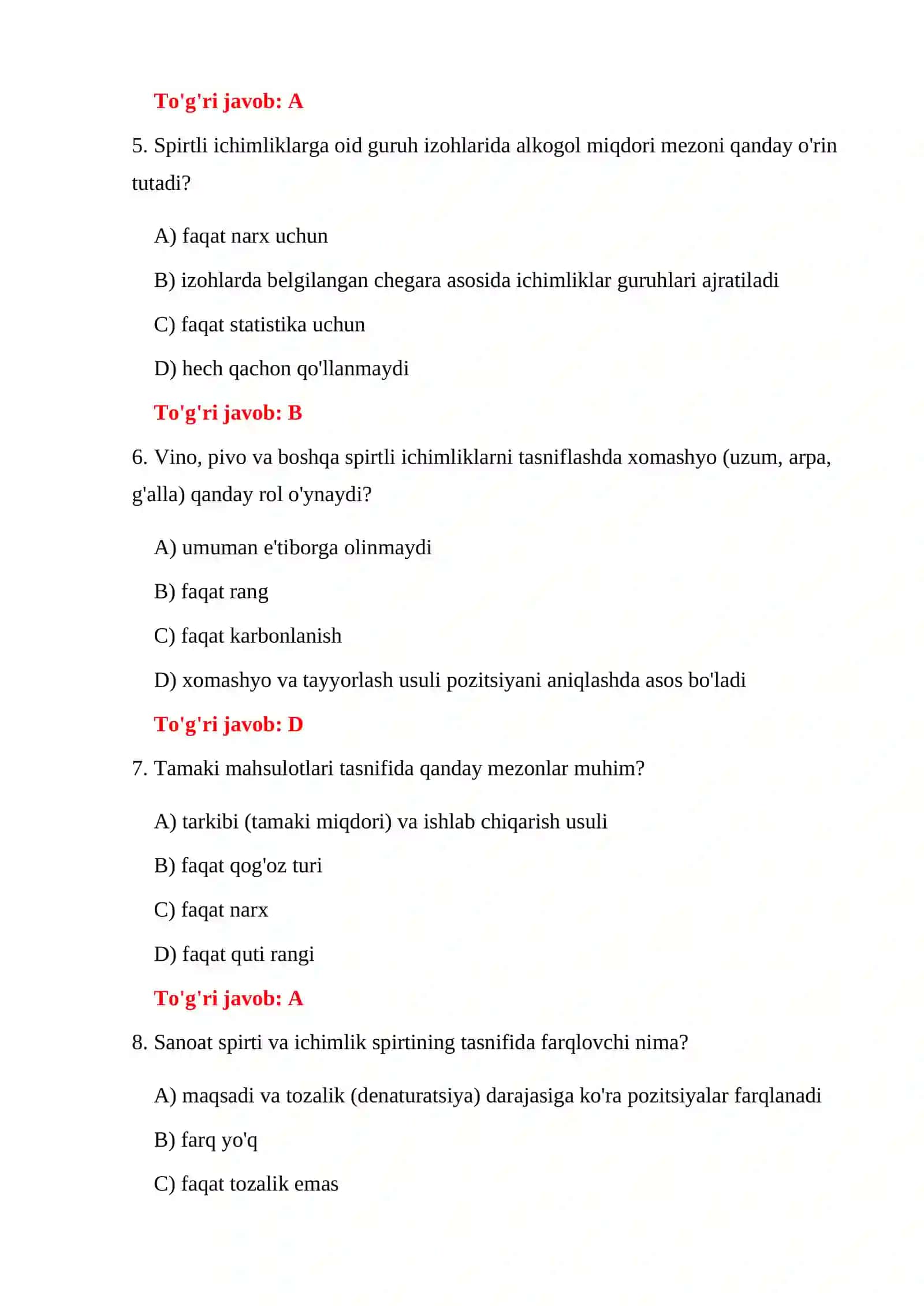 Sut kukuni va boshqa sut preparatlari tasnifi 4