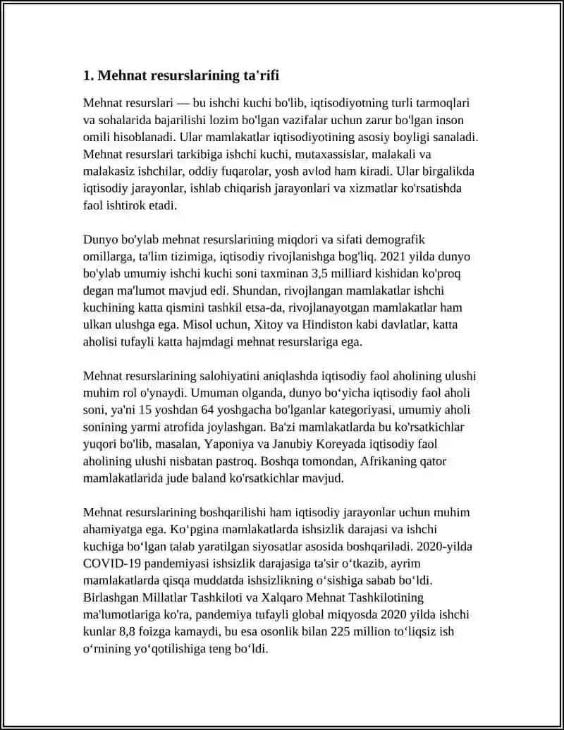 IQTISODIY SUBYEKTLARNING MEHNAT RESURSLARI TARKIBI VA ULARNING DINAMIKASI TAHLILI 4