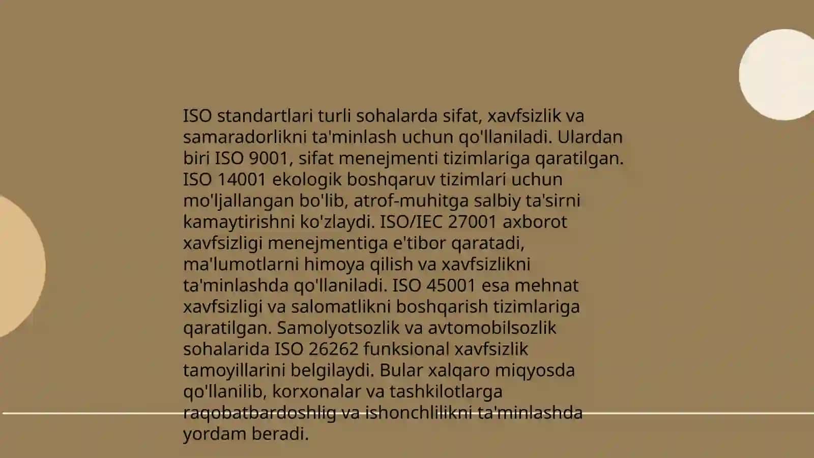 Xalqaro standartlarni qo'llash va joriy etish va xorijiy davlatlarda standartlashtirish amaliyoti 4