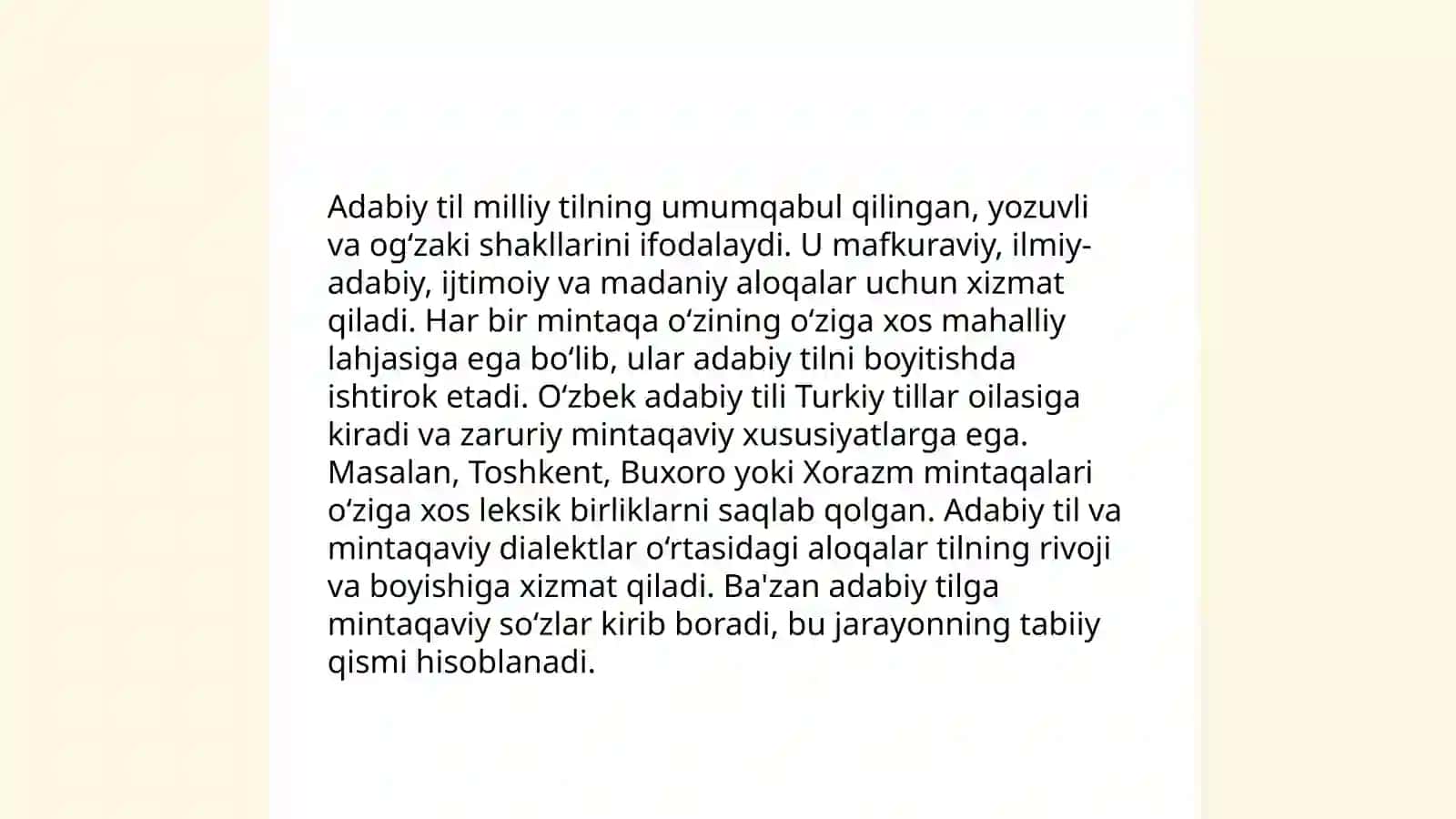Adabiy til meyorlari. Yangi turkiy alifbo va imlo meyorlari 4