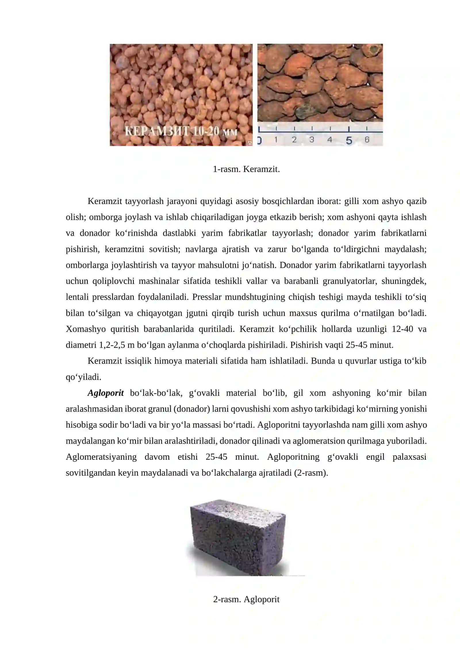 Keramik issiqlik izolyasion mahsulotlarini ishlab chiqarish usullari 4