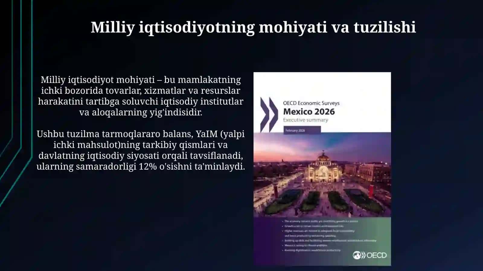 Milliy iqtisodiyotning qarortopishivauningmakroiqtisodiykoʻrsatkichlari 4