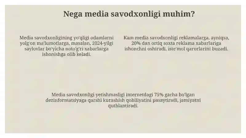 Media savodxonligi 4
