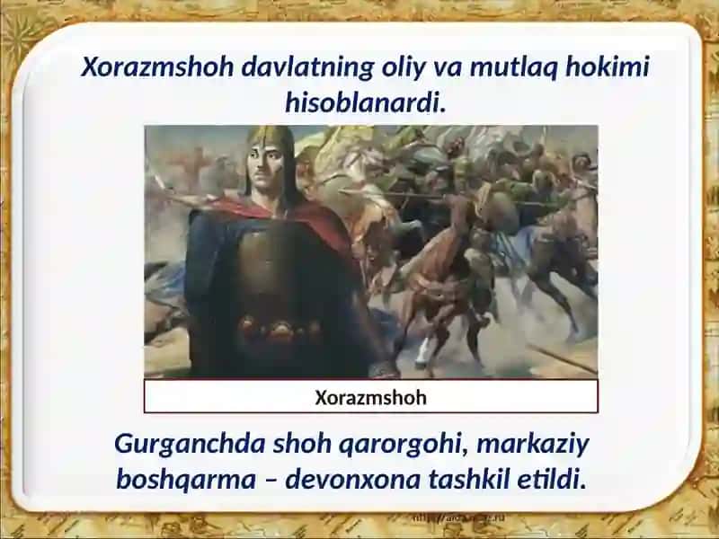 Xorazm davlati va uning yuksalishi 4
