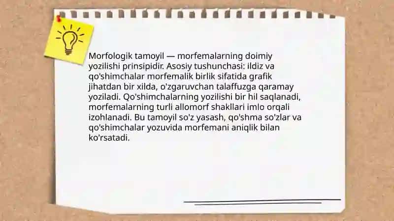 Ona tili imlosining asosiy tamoyillari 4