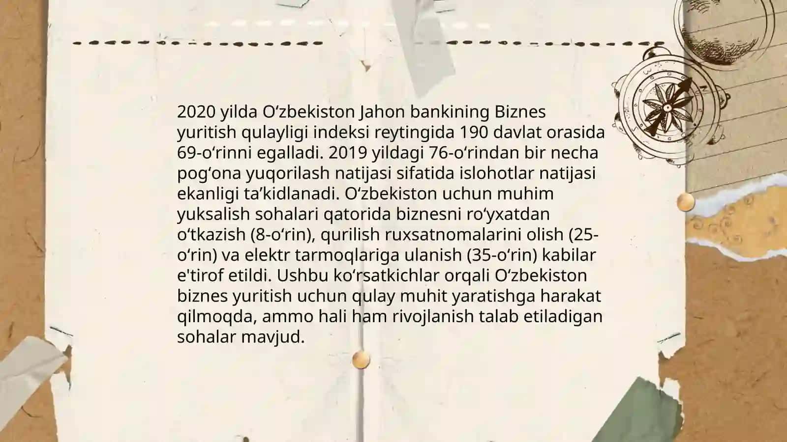 Oʻzbekiston respublikasining xalqaro reyting va indekslaridagi oʻrni va nufuzini ortib borish 4