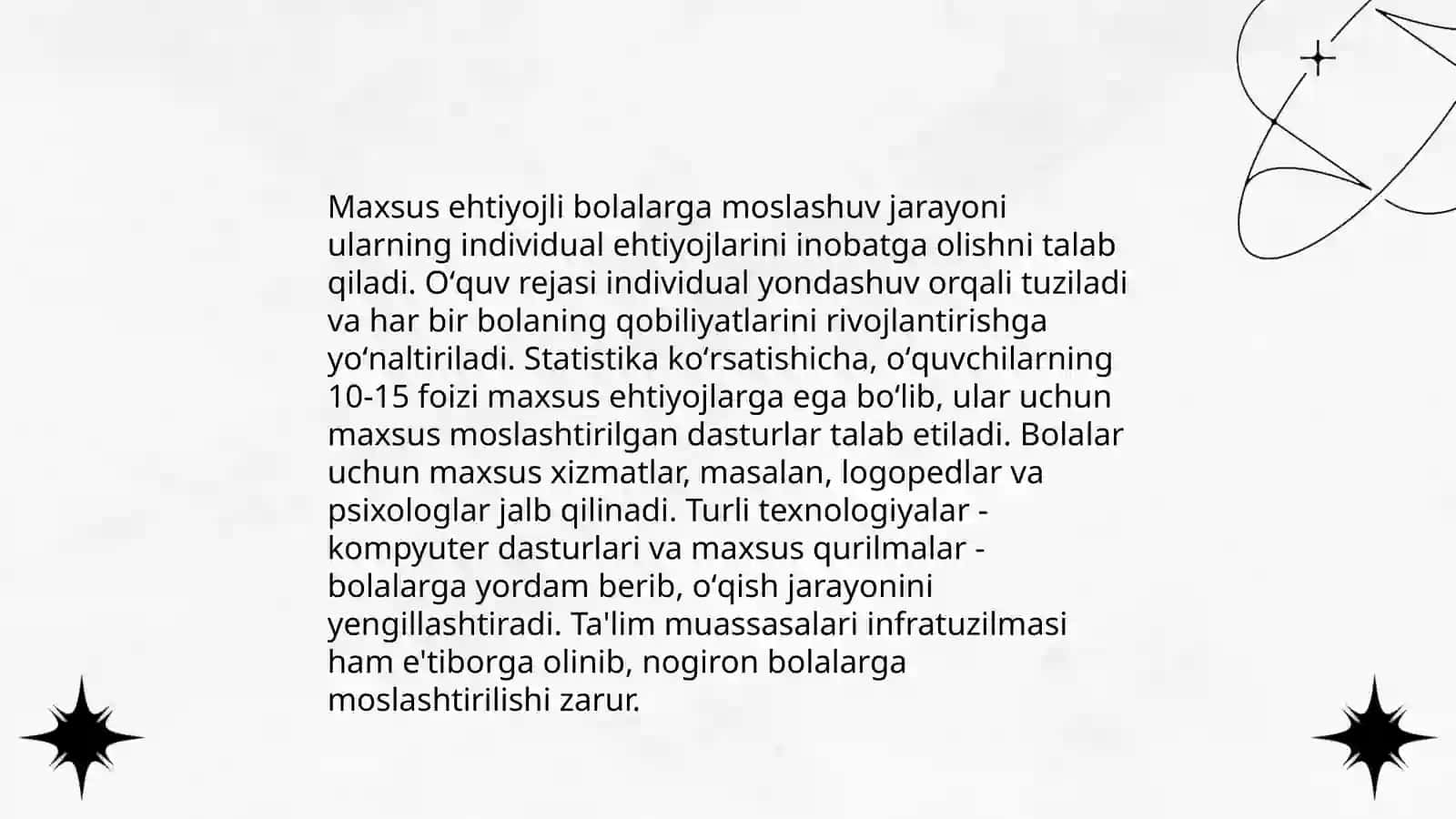 Inklyuziv taʼlimning asosiy tamoyillari 4