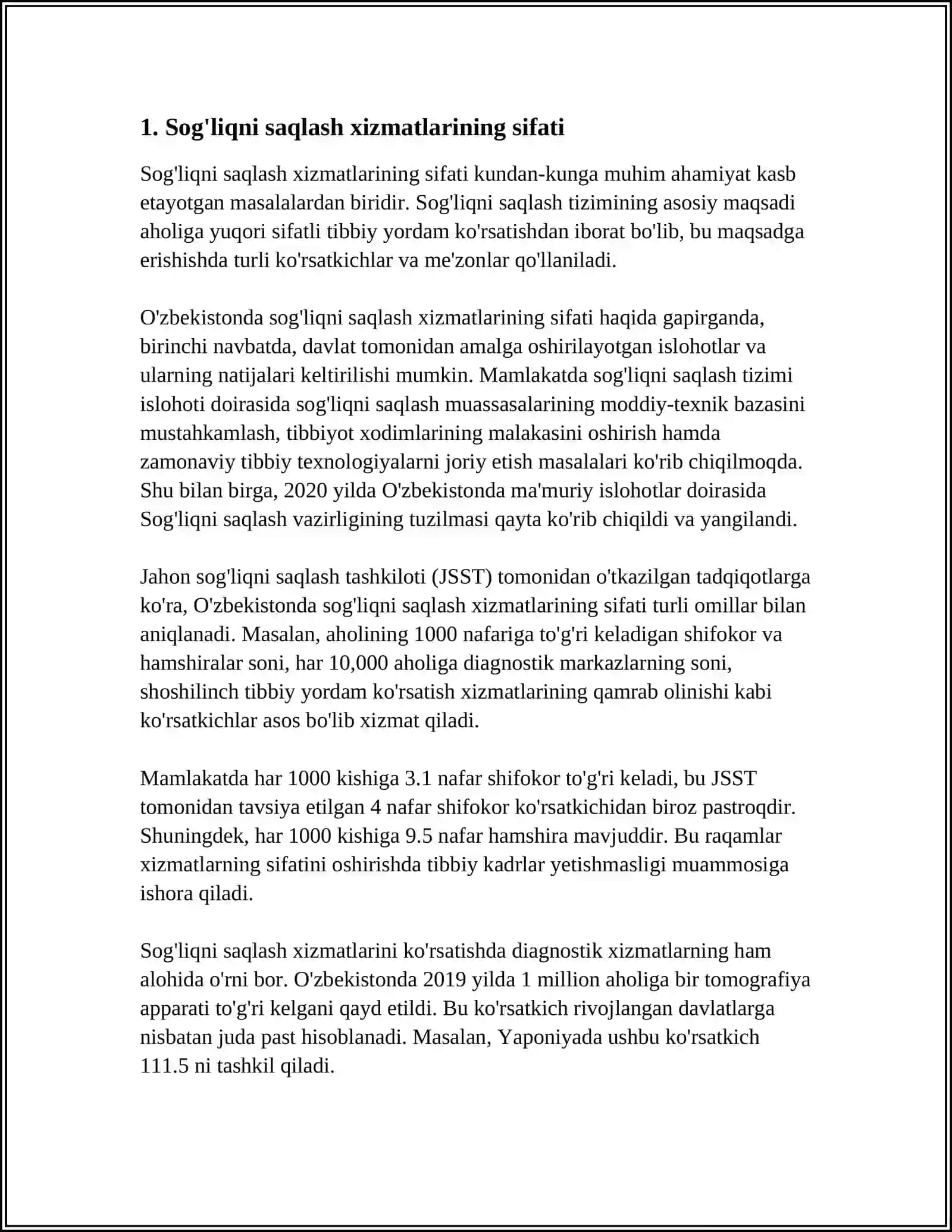 AHOLI SALOMATLIGINI NAZORAT QILISHDA QO‘LLANILADIGAN SIFAT VA KO‘RSATKICHLARI 4