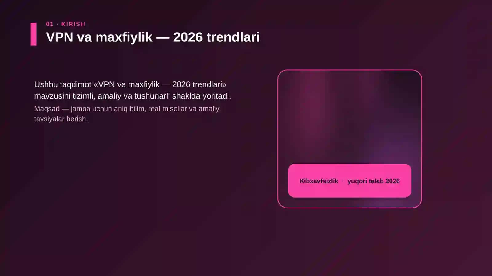 VPN va maxfiylik — 2026 trendlari 4
