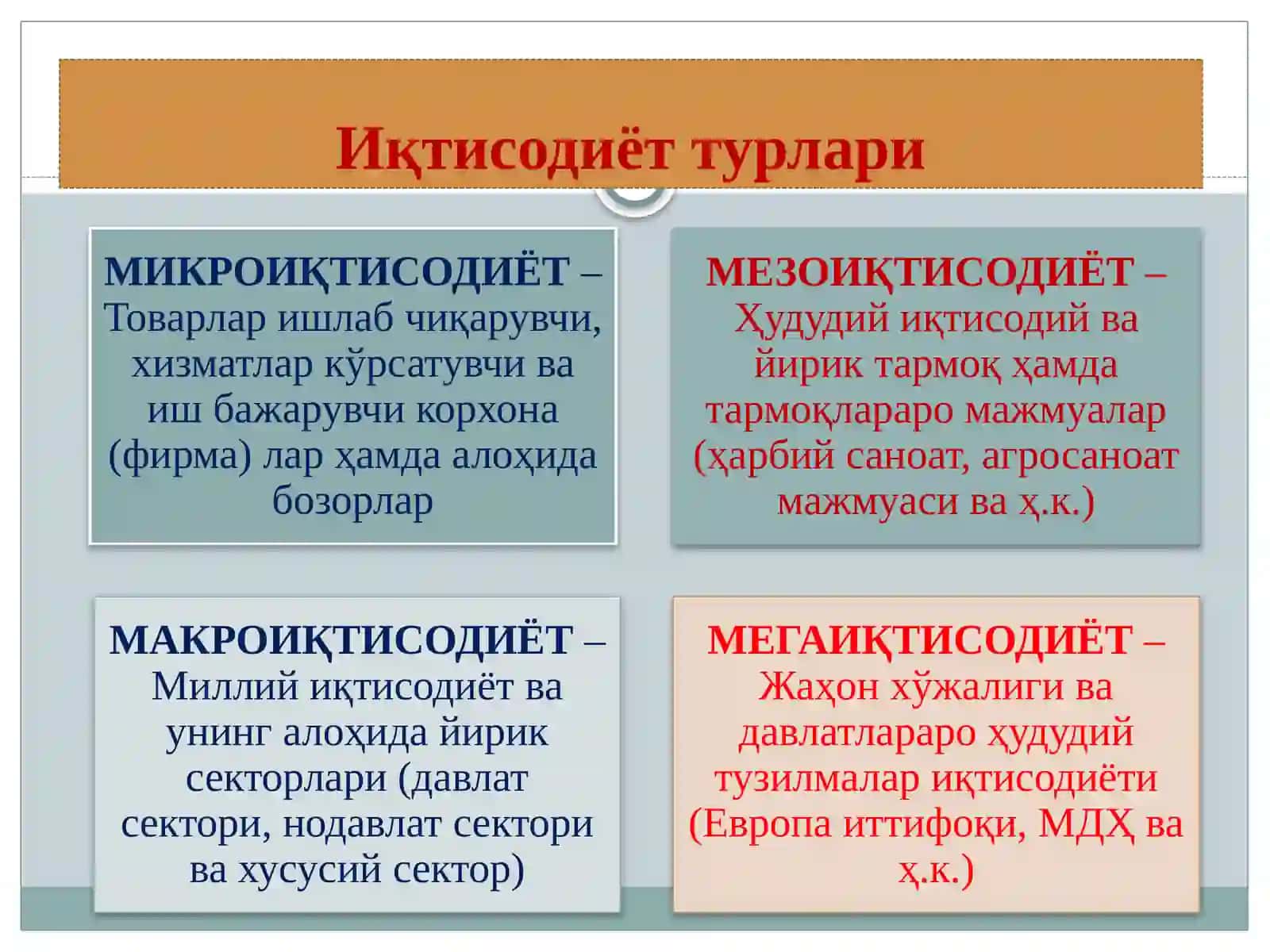 Iqtisodiyot nazariyasi fanining predmeti va bilish usullari 4