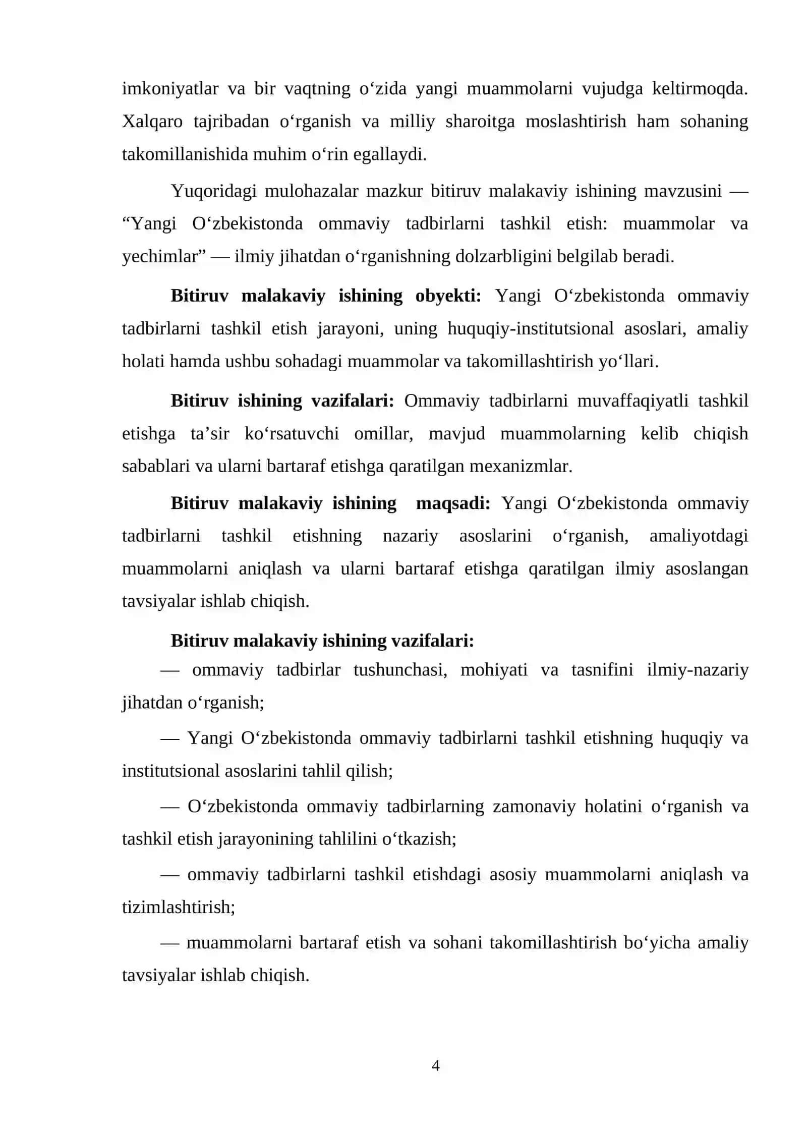 YАNGI О‘ZBEKISTОNDА ОMMАVIY TАDBIRLАRNI TАSHKIL ETISH TАJRIBАSI 4