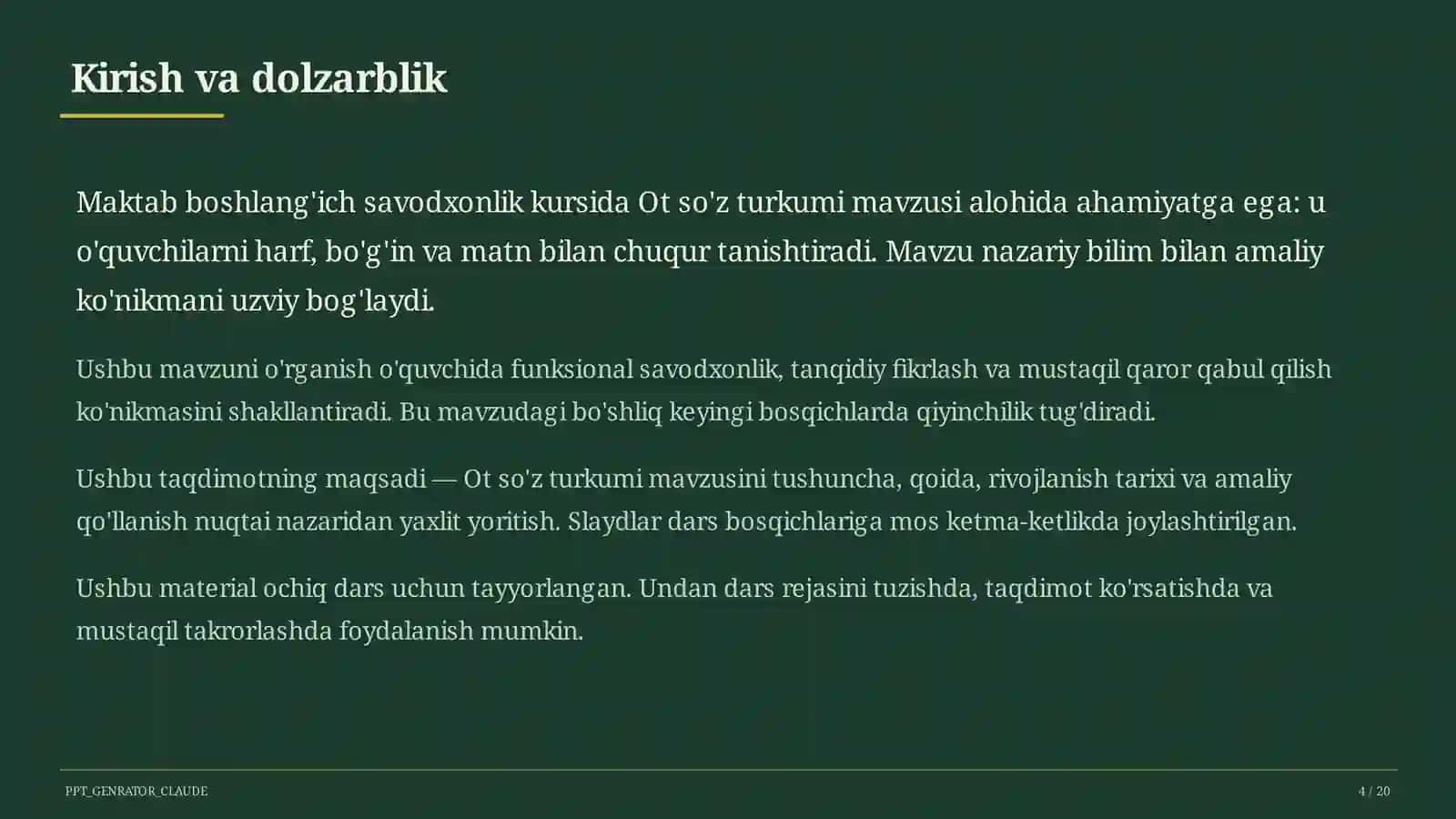 Ot so'z turkumi (3-sinf) 4