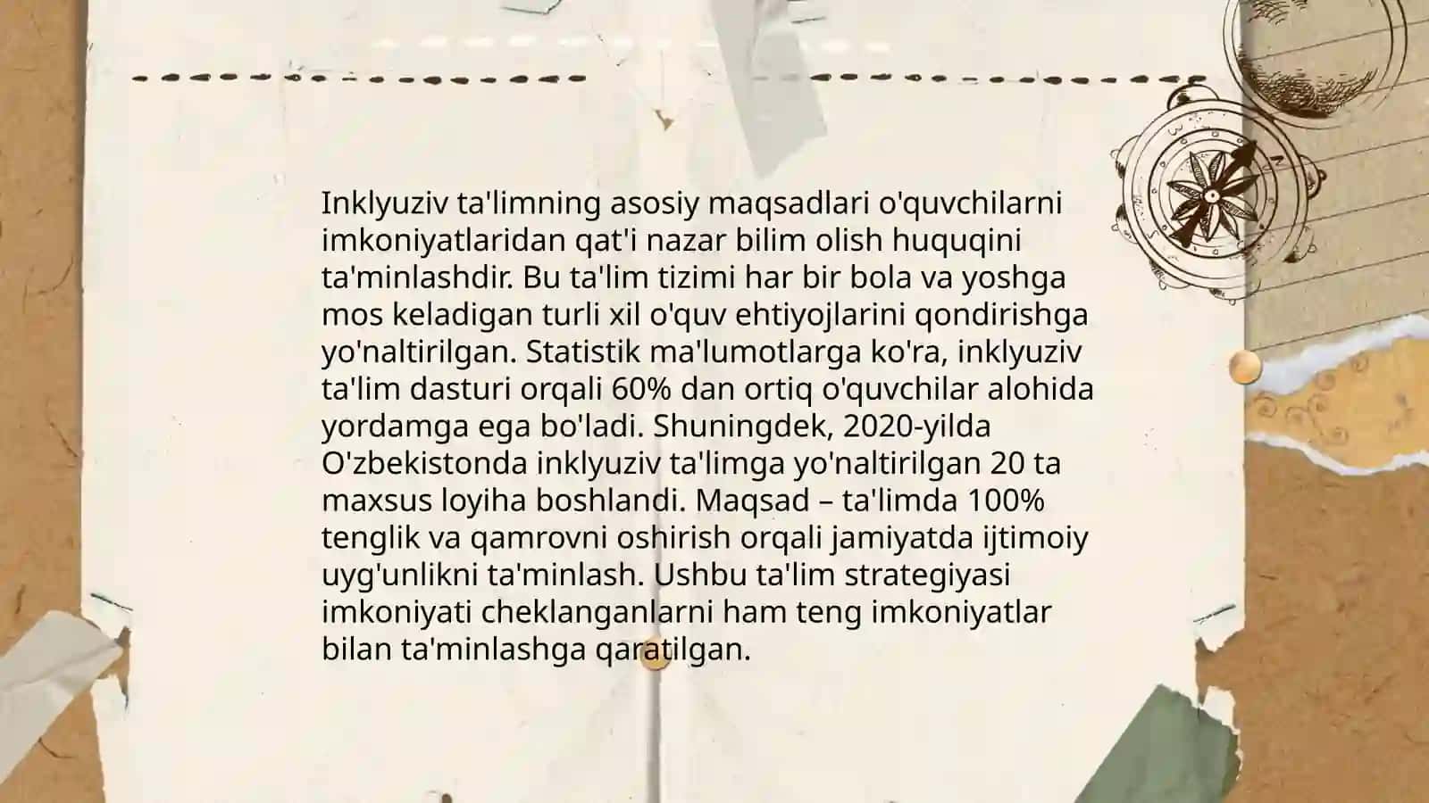 Inklyuzif talimning maqsad va vazifalari 4