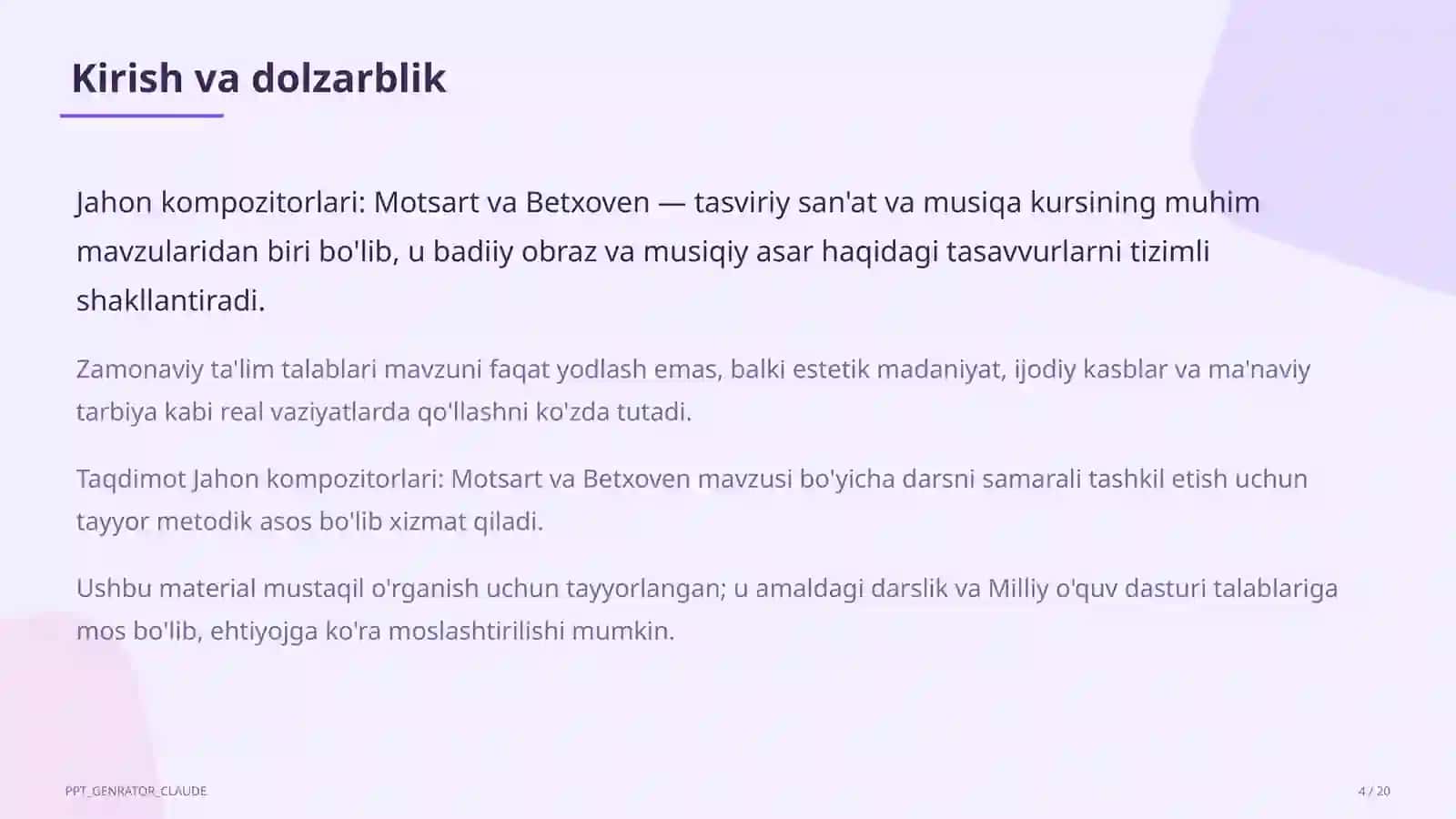 Motsart va Betxoven (6-sinf) 4