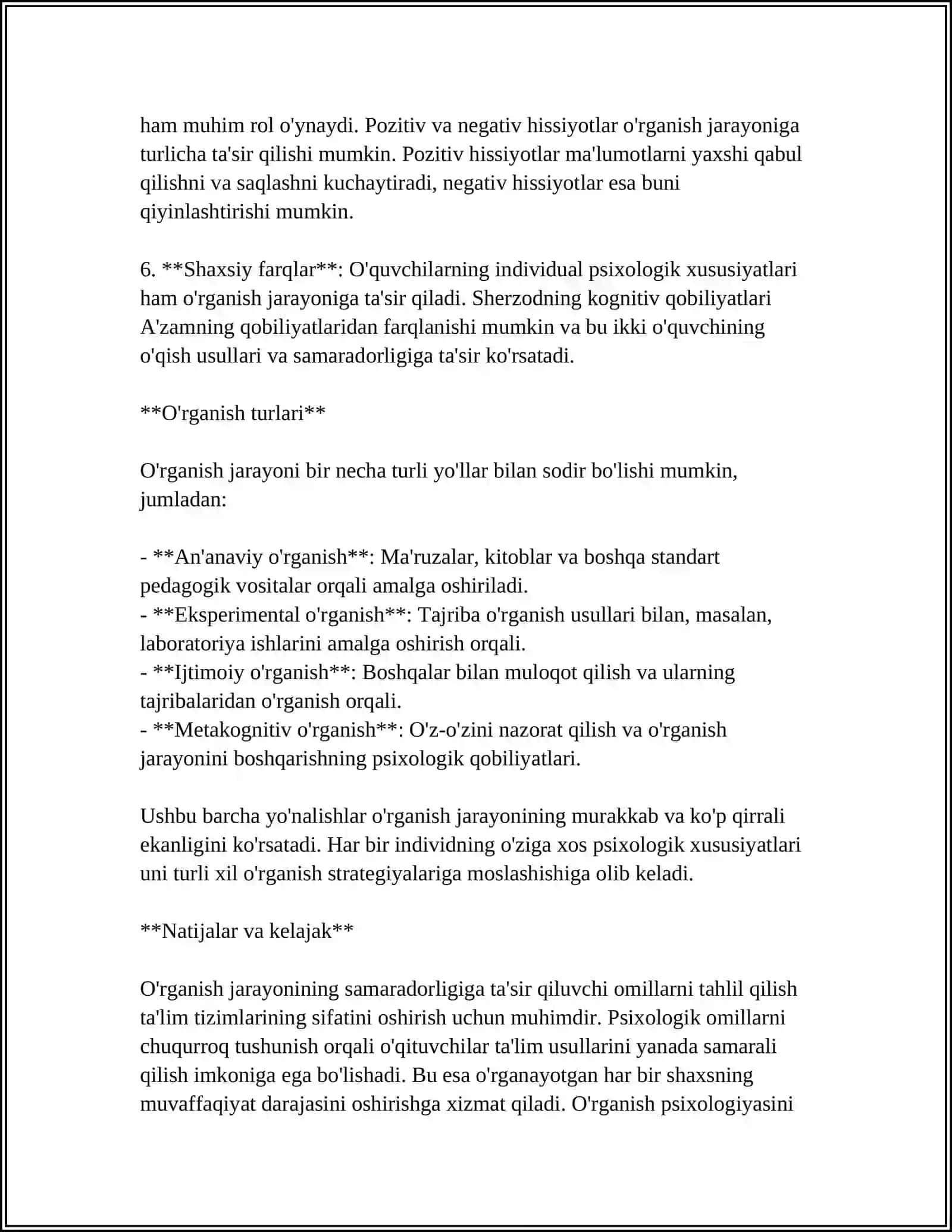 KASBGA KOʻNIKISHNING PSIXOLOGIK MASALALARI 4
