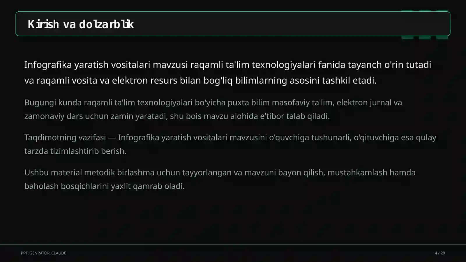 Infografika yaratish vositalari 4
