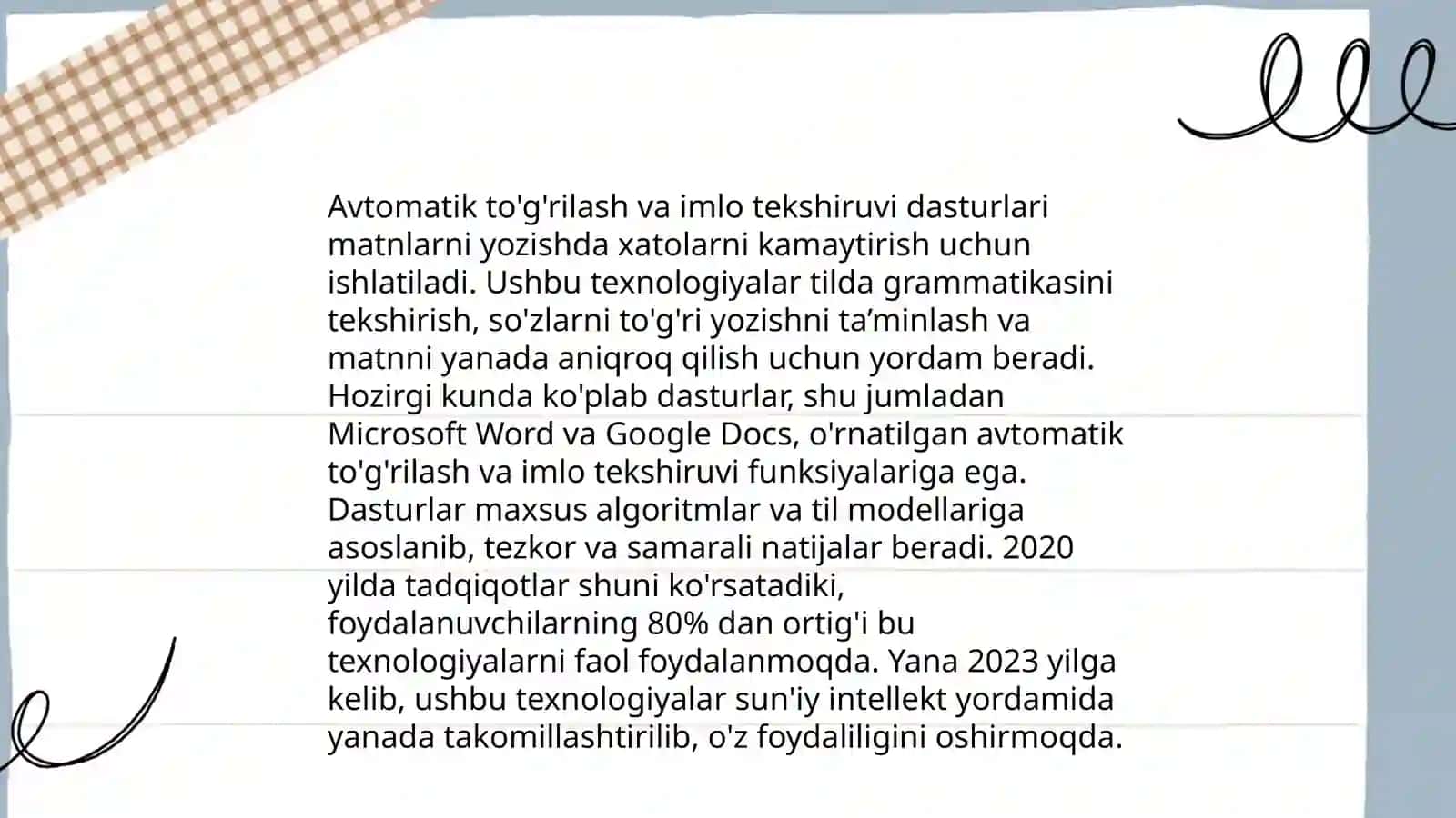 Tahrirlovchi dasturlarning lingvistik tamonoti 4