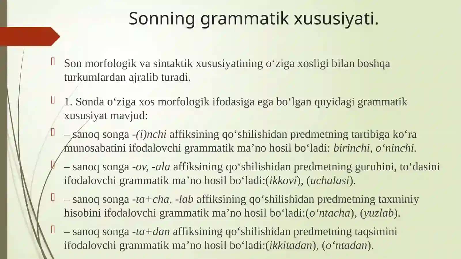 RAVISH SO`Z TURKUMI TURLARI 4