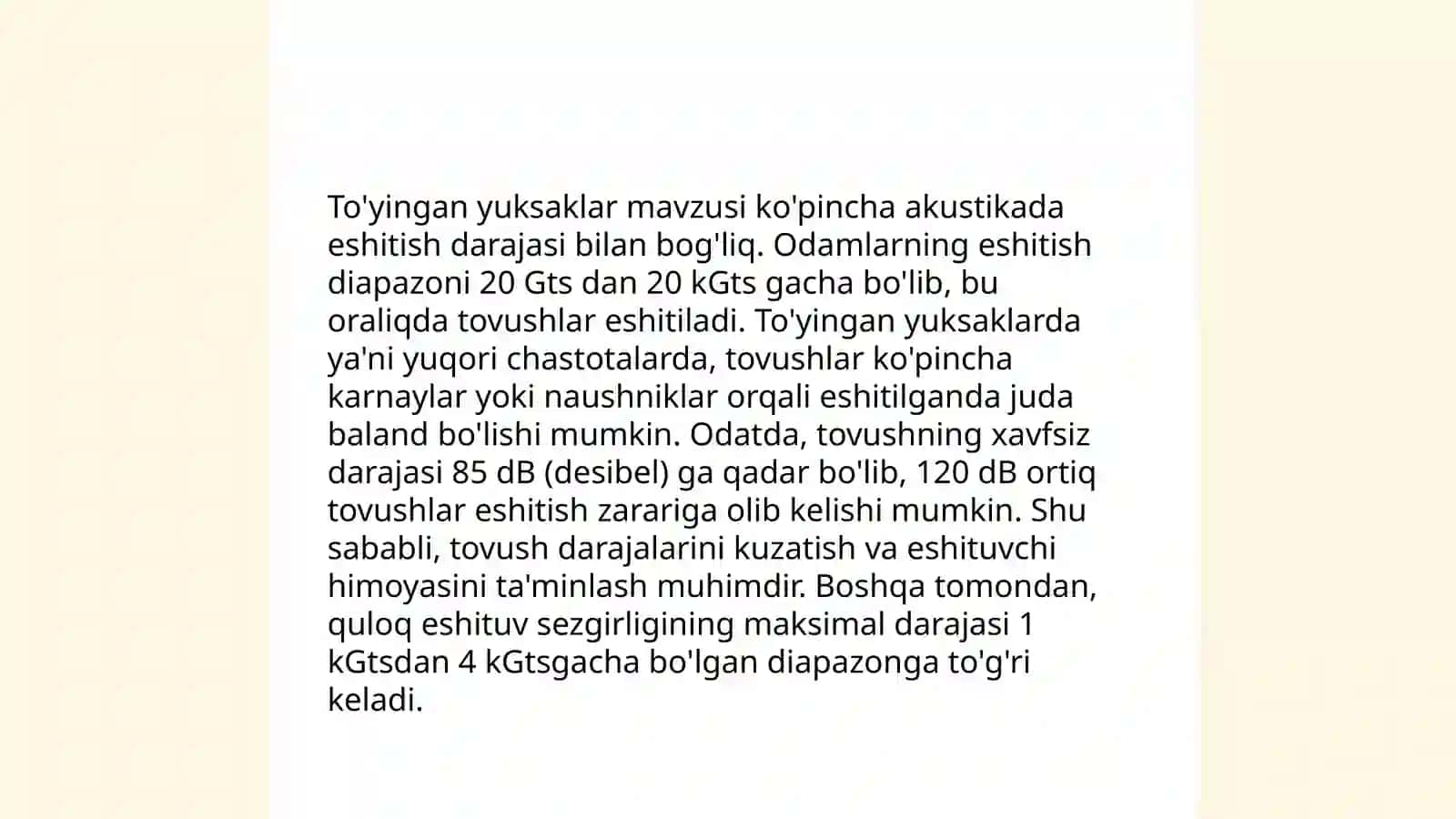 Oddiy yuksaklar 4