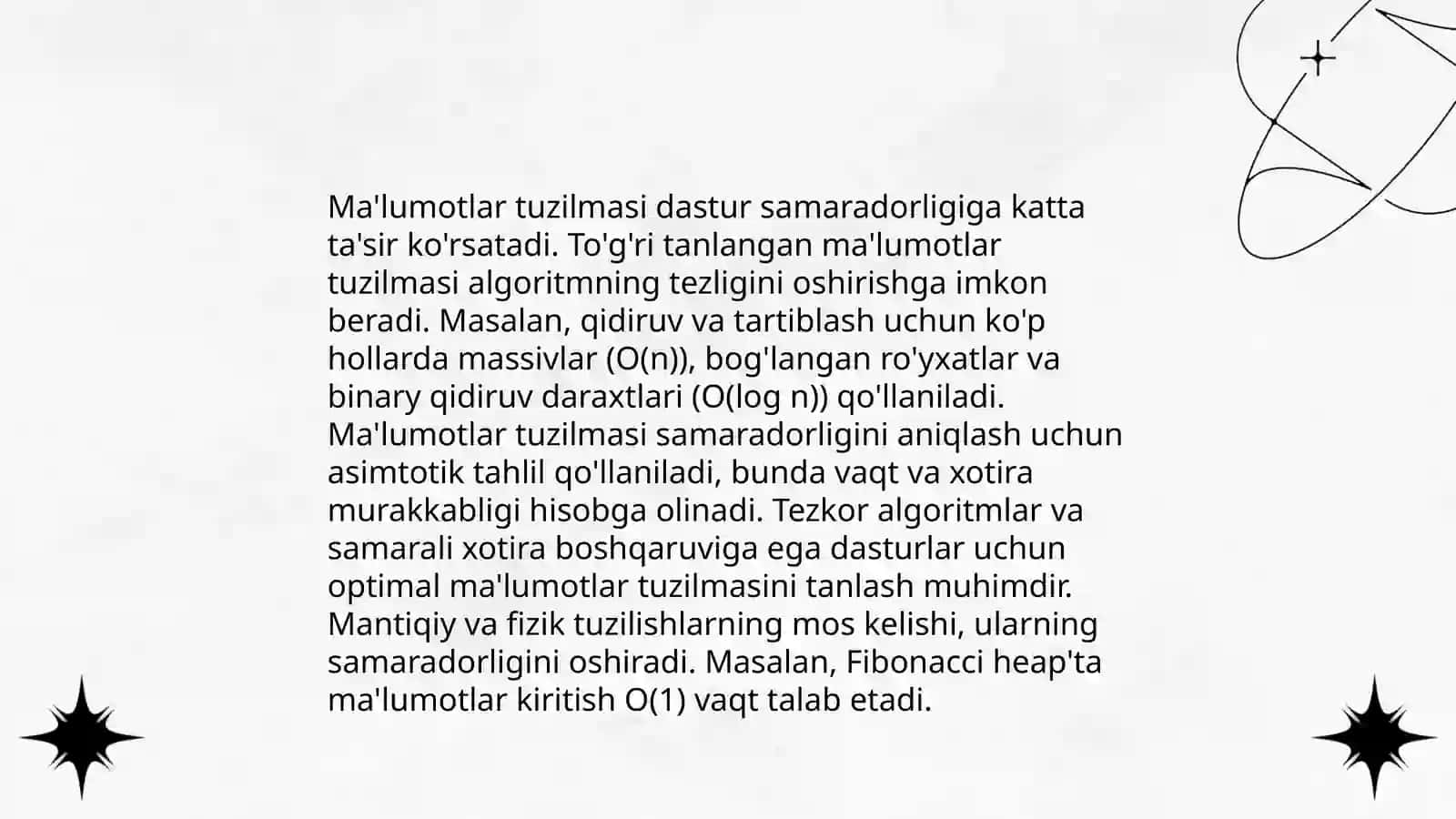Ma'lumotlar tuzilmalari (Data Structures) 4