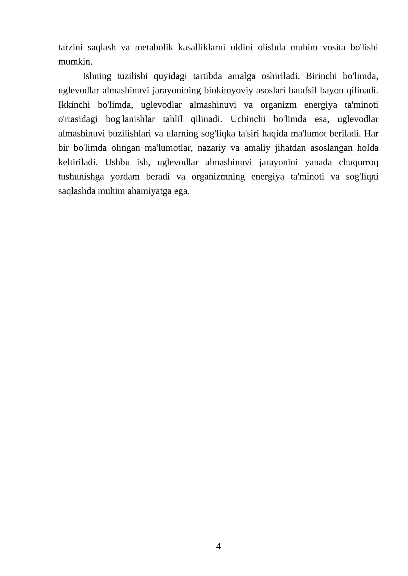 Uglevodlar almashinuvi 4
