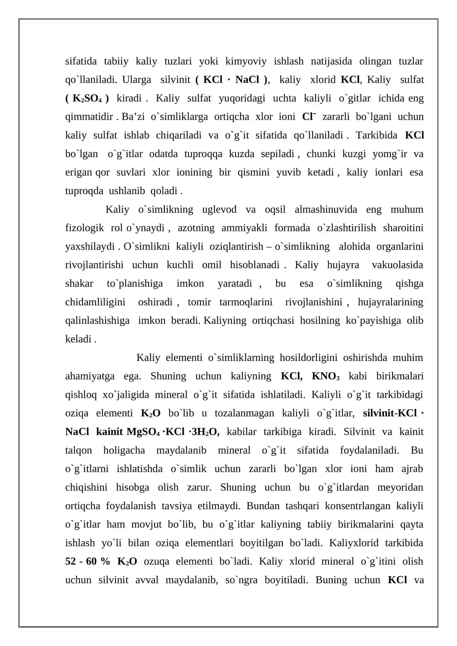 Mineral o’g’itlar olinishi va ishlatilishi 4