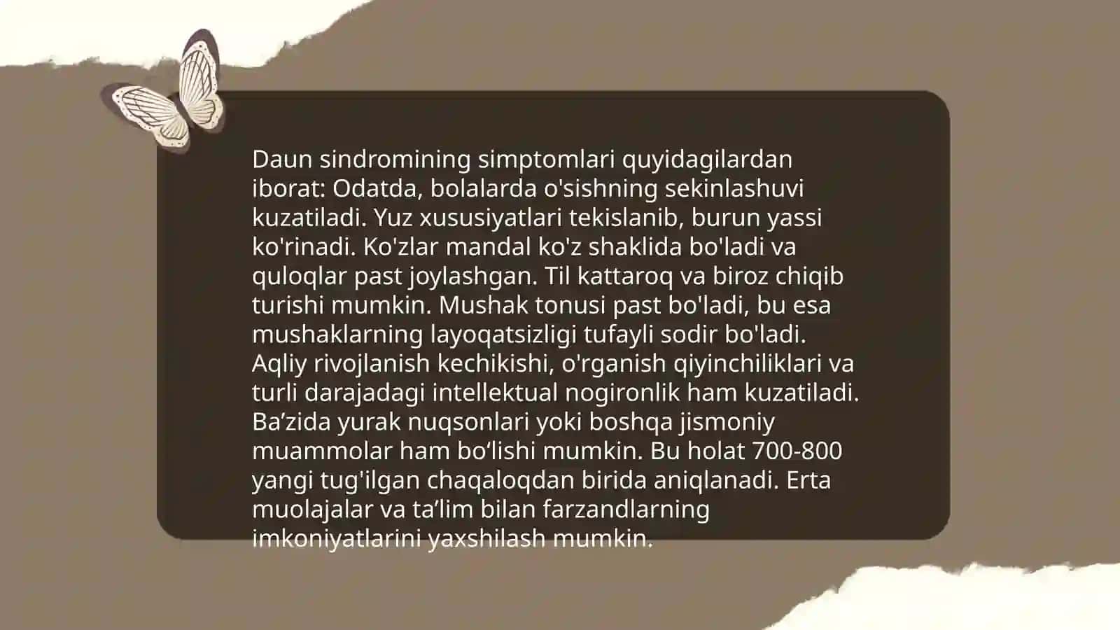 Daun sindromi 4