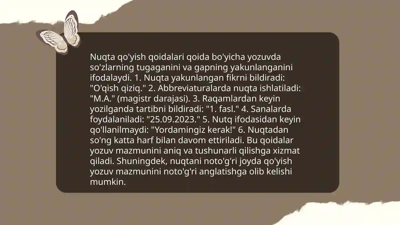 Punktuatsion savodxonlik 4