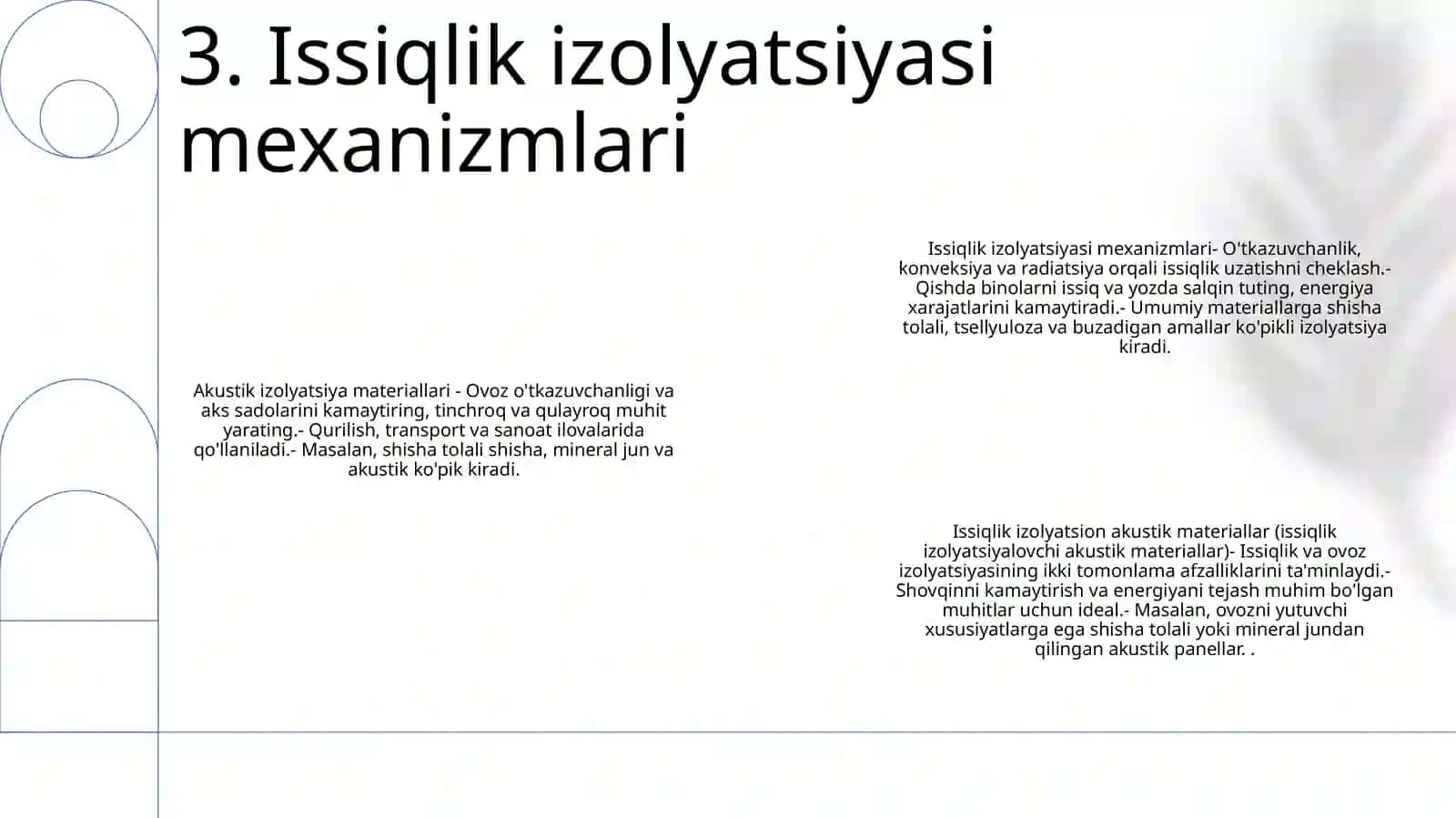 Issiqlik Izolyatsiyalovchi Akustik Materiallar 4