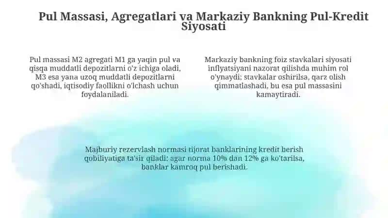 Pulning mohiyati va funksiyalari 4