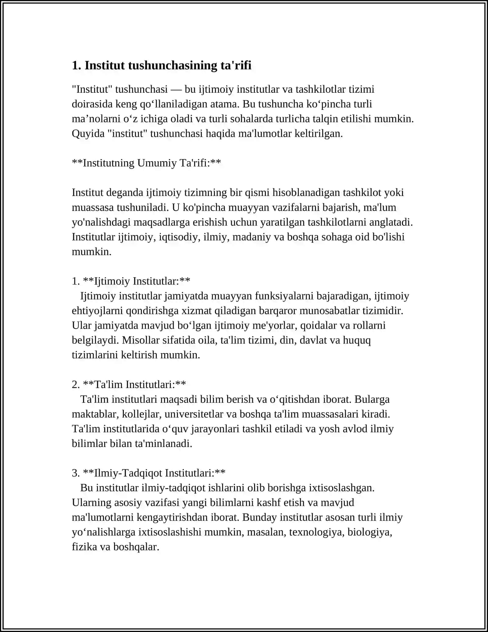“INSTITUT” VA “NORMA” TUSHUNCHALARINING MOHIYATI 4