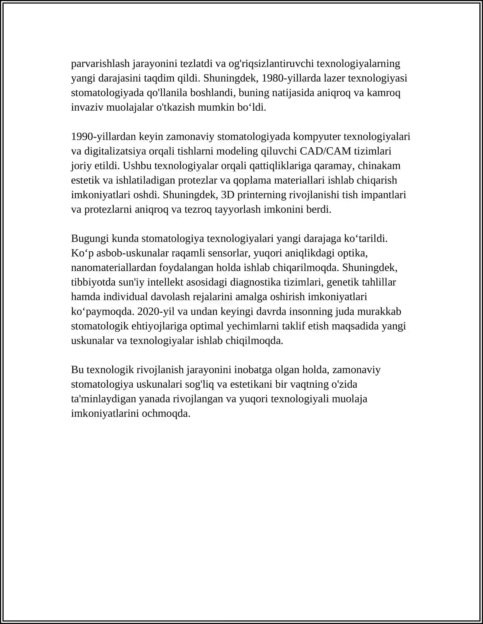 Zamonaviy stomatologik asbob-uskunalar 4