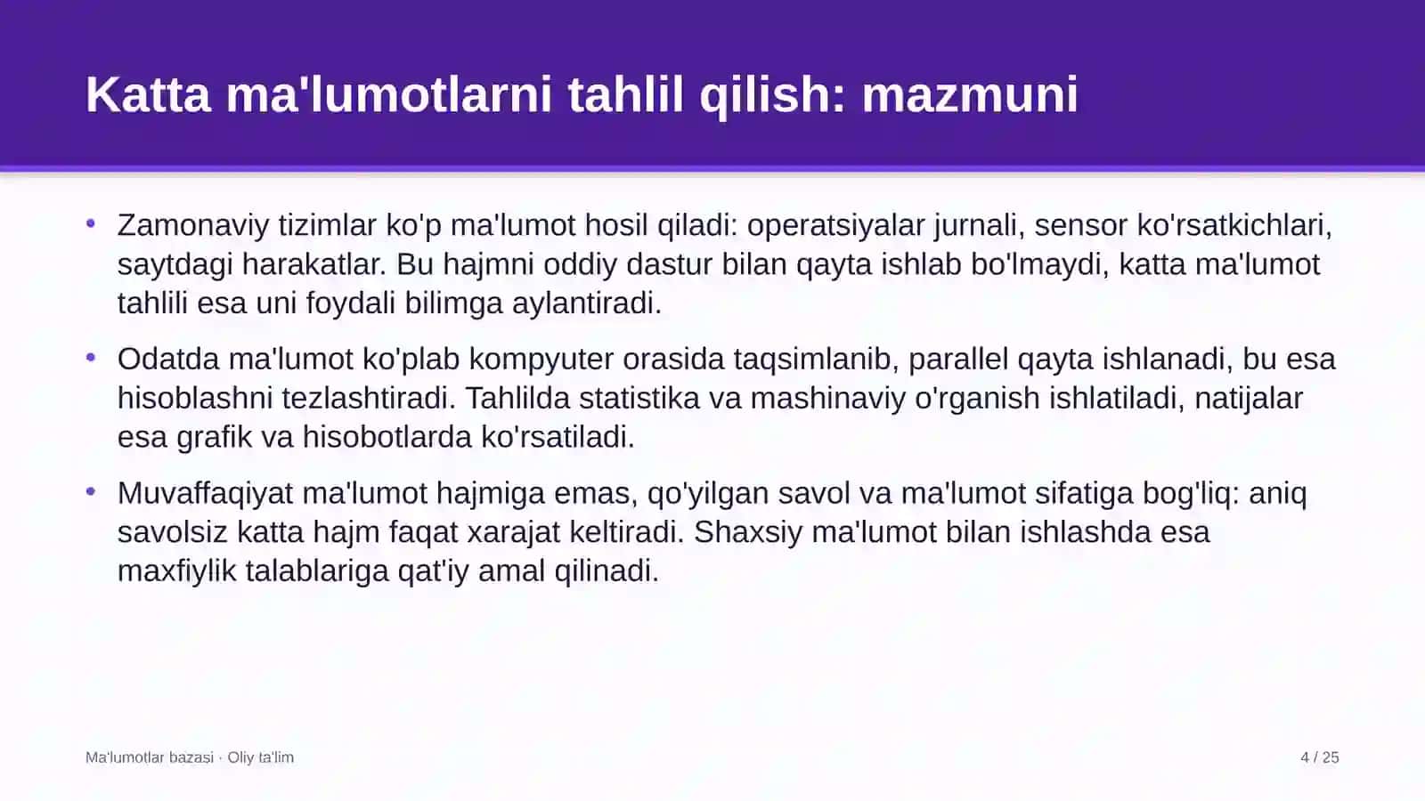 Frilans platformalarida katta ma'lumotlarni tahlil qilish 4