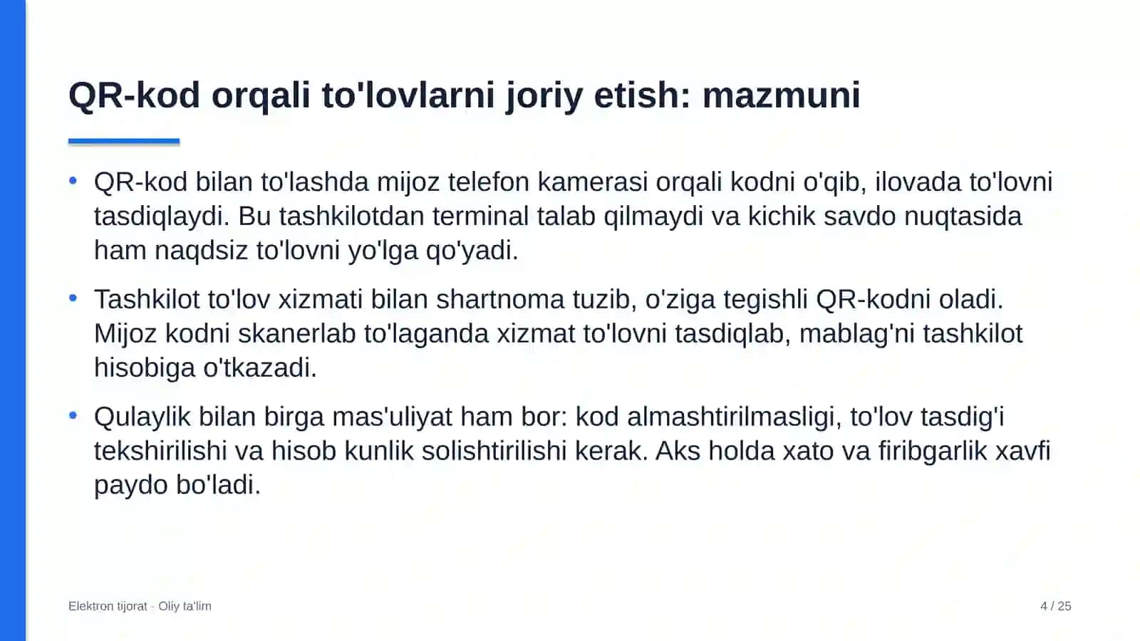 venchur fondlarida qr kod orqali to'lovlarni joriy etish 1819 4