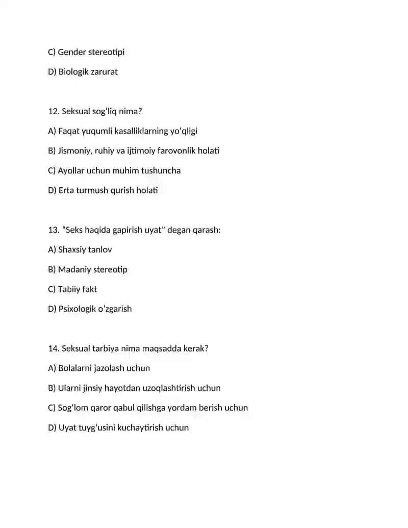 Seksual Stereotiplar 4
