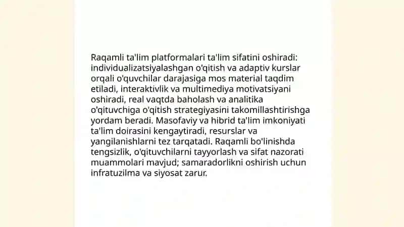 Innovatsion texnologiyalar ta'lim sifatini oshirish vositasidir 4