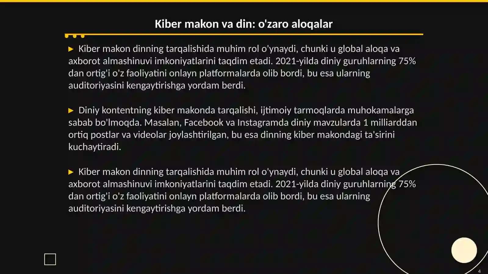 Kiber makonda din 4