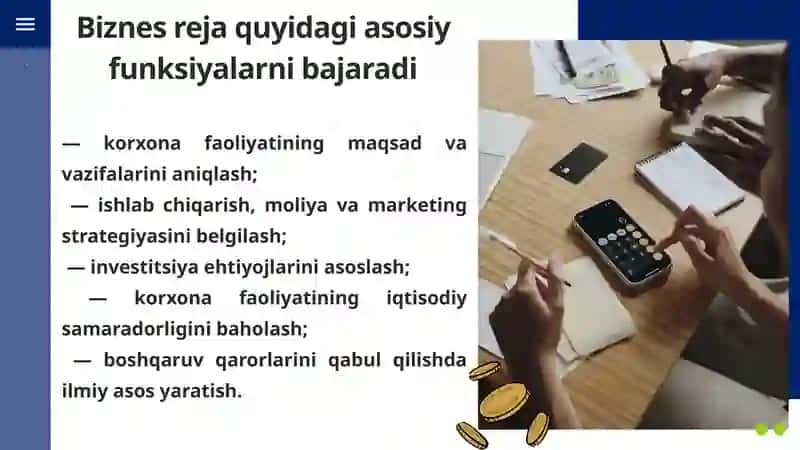 korxonani tashkil qilishda biznez rejaning ahamiyati va uni davlat ruyxatidan o’tkazish 4