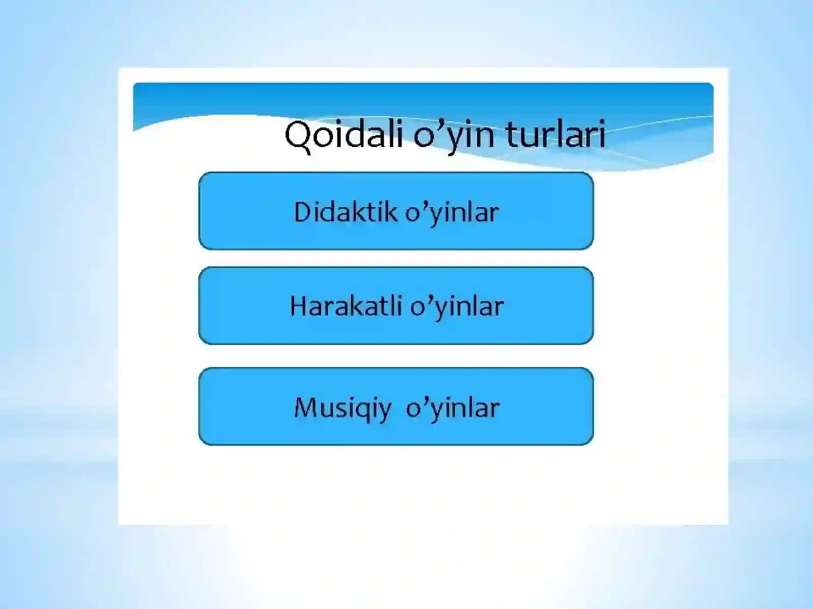 Bolalar O'yinlari va O'yinlar Faoliyatining Turlari 4