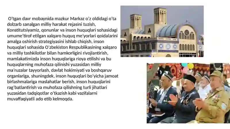 O’zbekistonda inson huquqlari va  erkinliklari Kafolotlarining yaratilishi 4
