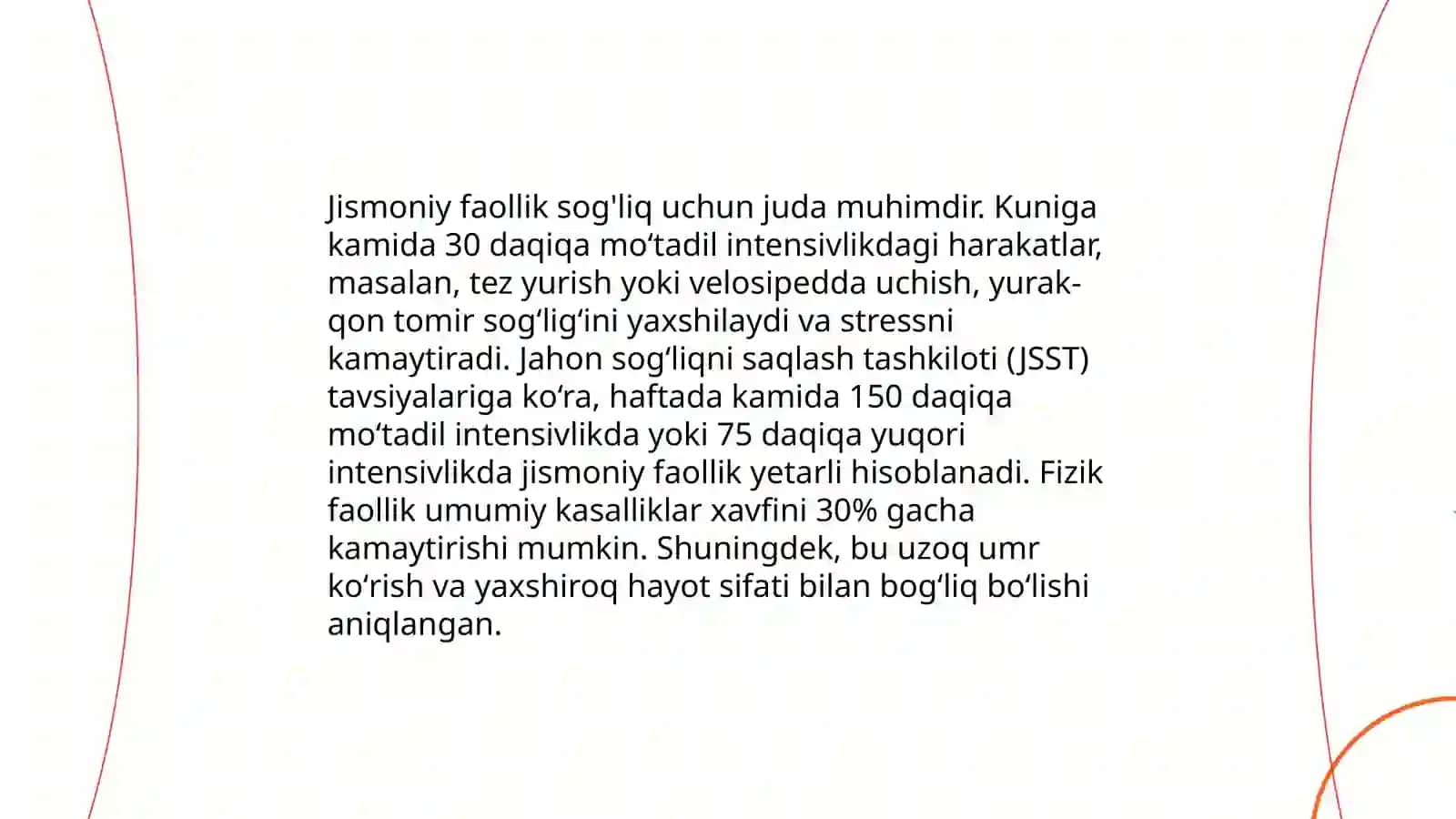 Salomatlikning umumiy muamollari 4
