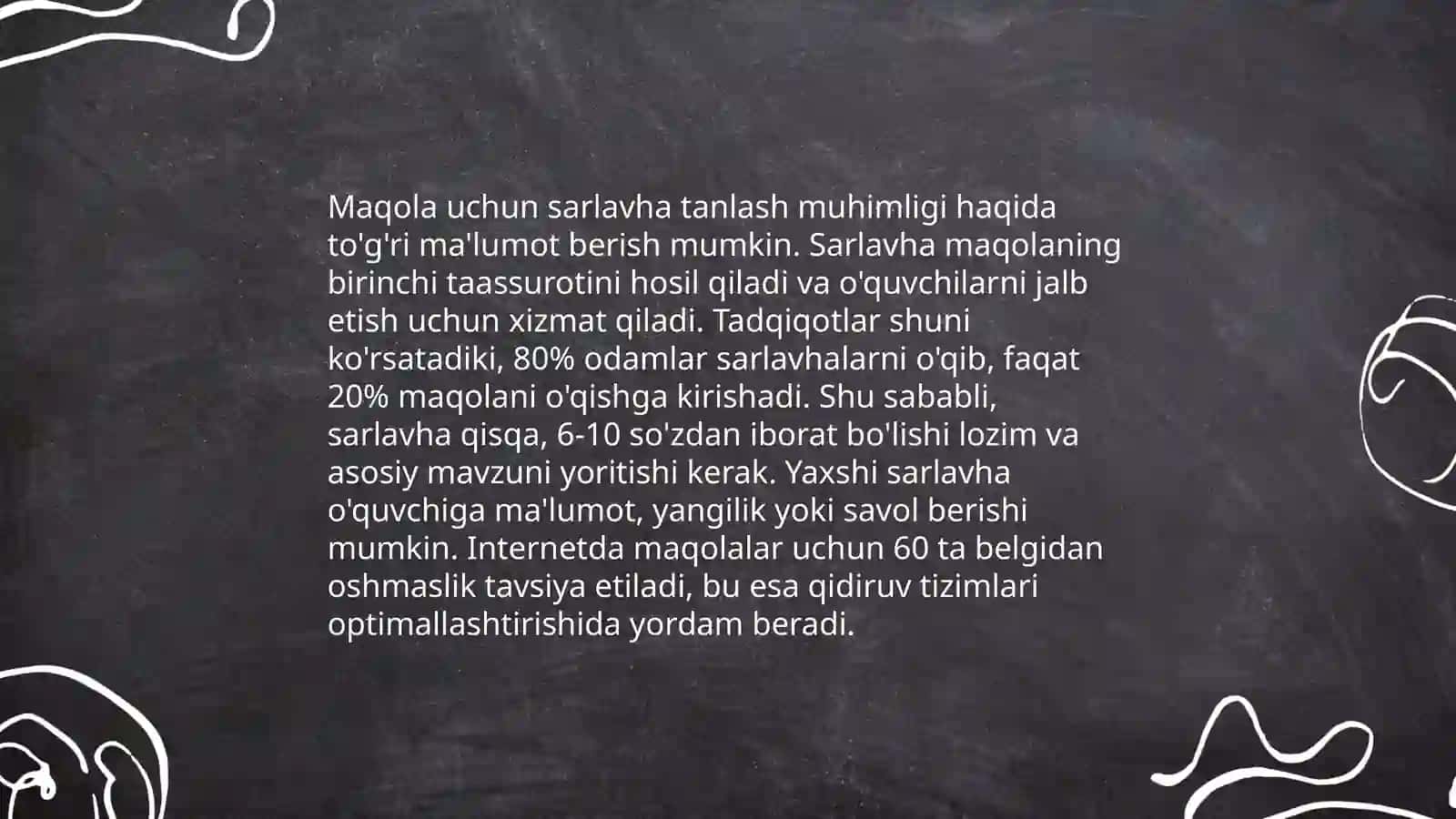 Maqola tayyorlash boʻyicha 4