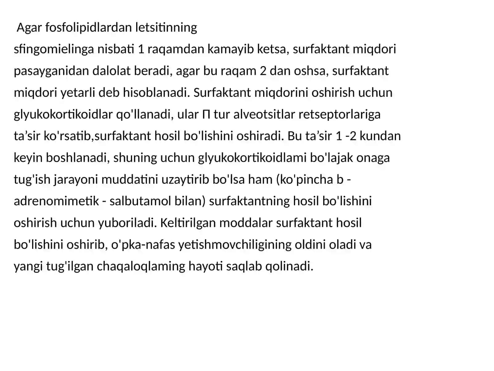 NAFAS A'ZOLARIGA TA'SIR ETUVCHI MODDALAR 4