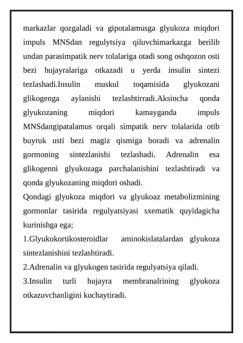 Glyukozani membrane orqali o’tkazilishi. 4